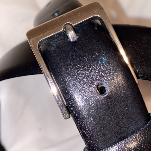 Leather belt black size 36 - Picture 7 of 17